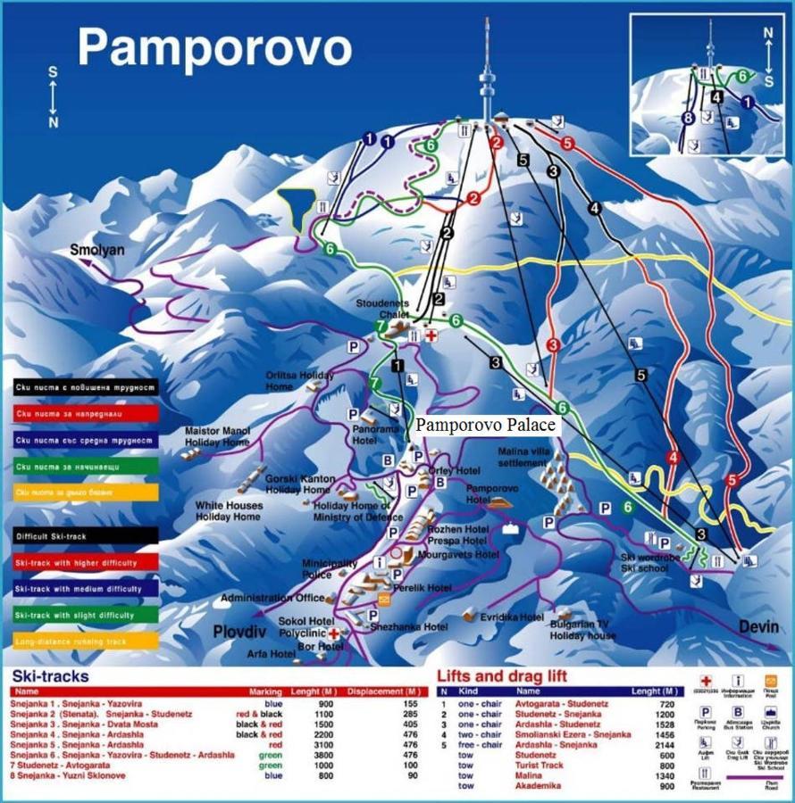 Апартамент Pamporovo Palace 外观 照片